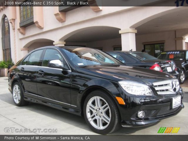 2008 Mercedes-Benz C 350 Sport in Black