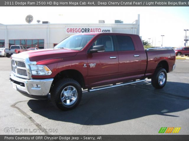 2011 Dodge Ram 2500 HD Big Horn Mega Cab 4x4 in Deep Cherry Crystal Pearl