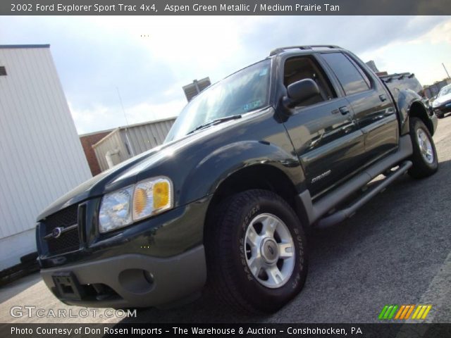2002 Ford Explorer Sport Trac 4x4 in Aspen Green Metallic