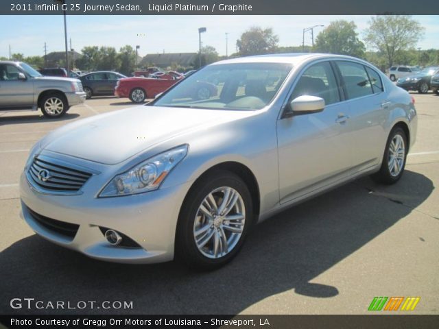 2011 Infiniti G 25 Journey Sedan in Liquid Platinum