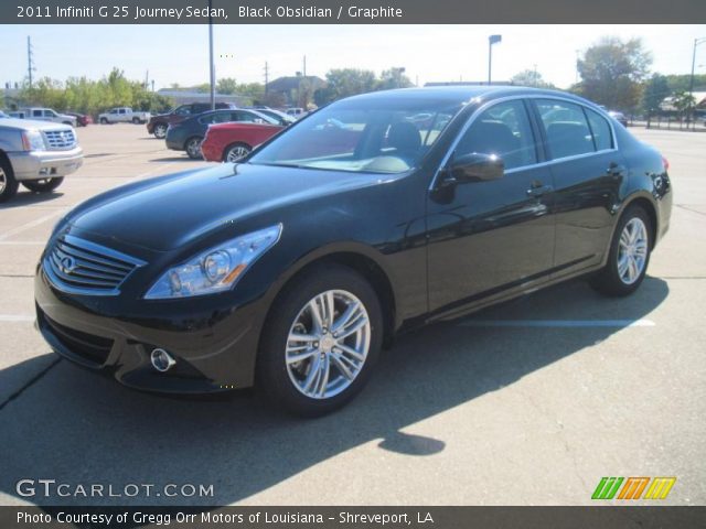 2011 Infiniti G 25 Journey Sedan in Black Obsidian
