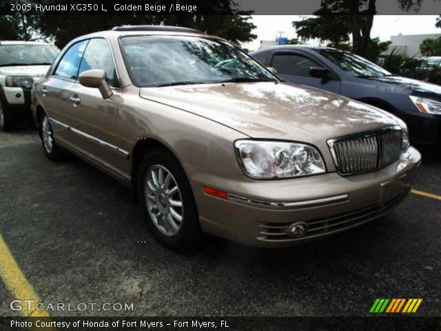 2005 Hyundai XG350 L in Golden Beige