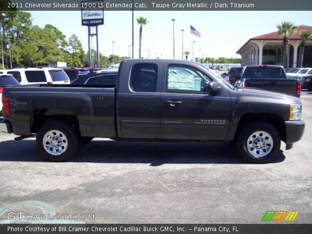 2011 Chevrolet Silverado 1500 LS Extended Cab in Taupe Gray Metallic