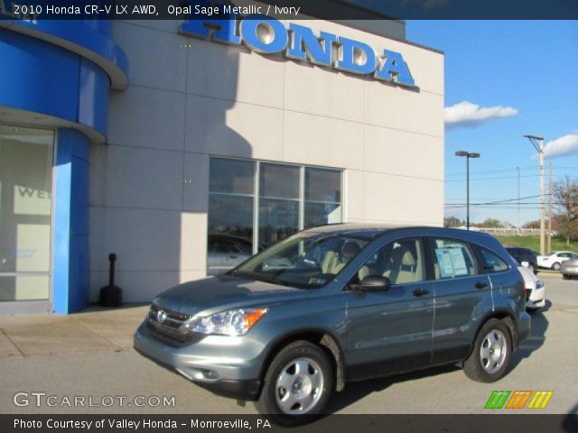 2010 Honda CR-V LX AWD in Opal Sage Metallic