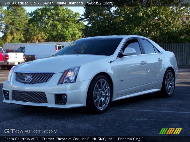 2009 Cadillac CTS -V Sedan in White Diamond Tri-Coat