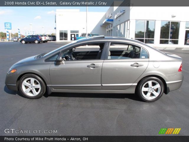 2008 Honda Civic EX-L Sedan in Galaxy Gray Metallic