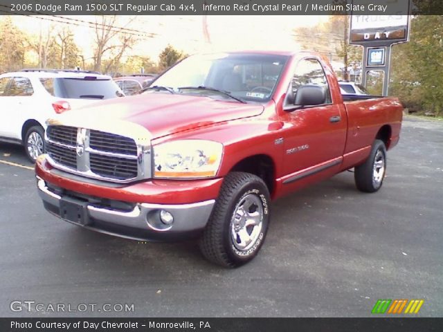 2006 Dodge Ram 1500 SLT Regular Cab 4x4 in Inferno Red Crystal Pearl