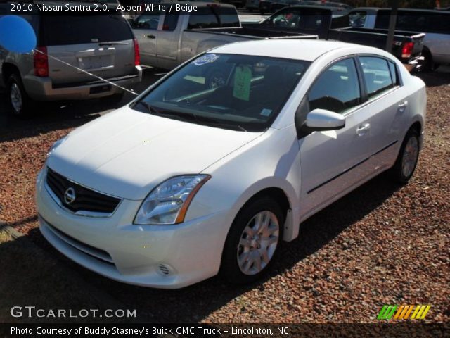 2010 Nissan Sentra 2.0 in Aspen White