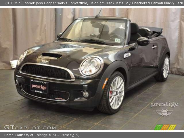 2010 Mini Cooper John Cooper Works Convertible in Midnight Black Metallic
