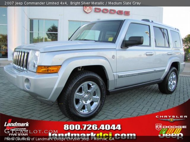2007 Jeep Commander Limited 4x4 in Bright Silver Metallic