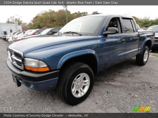 2004 Dodge Dakota Sport Quad Cab 4x4 in Atlantic Blue Pearl