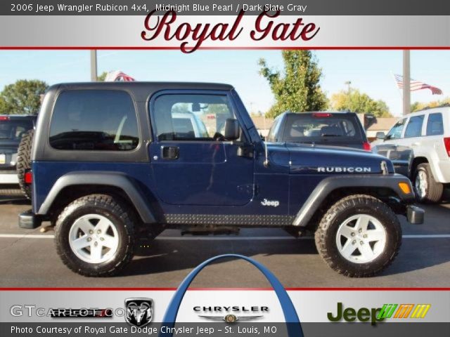 2006 Jeep Wrangler Rubicon 4x4 in Midnight Blue Pearl