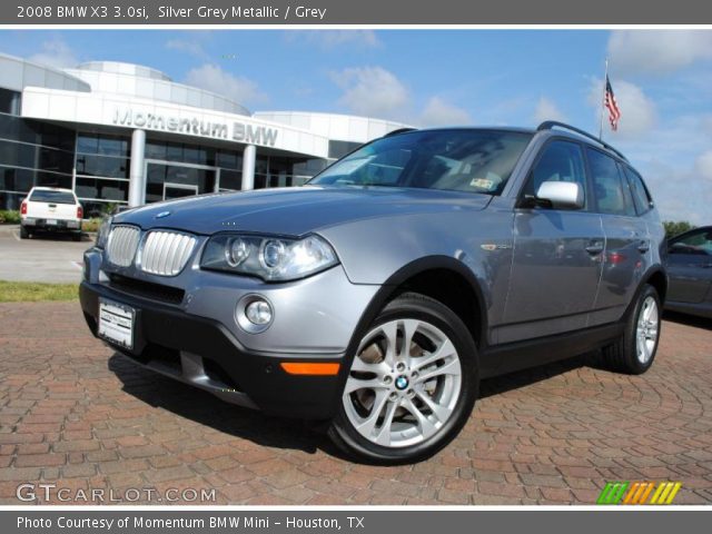 2008 BMW X3 3.0si in Silver Grey Metallic