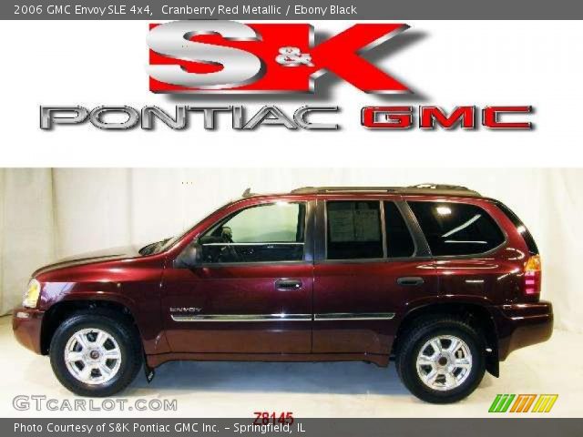 2006 GMC Envoy SLE 4x4 in Cranberry Red Metallic