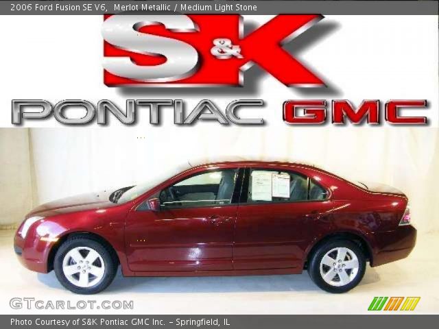 2006 Ford Fusion SE V6 in Merlot Metallic