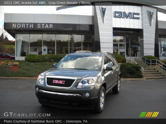 2011 GMC Acadia SLE AWD in Gray Green Metallic