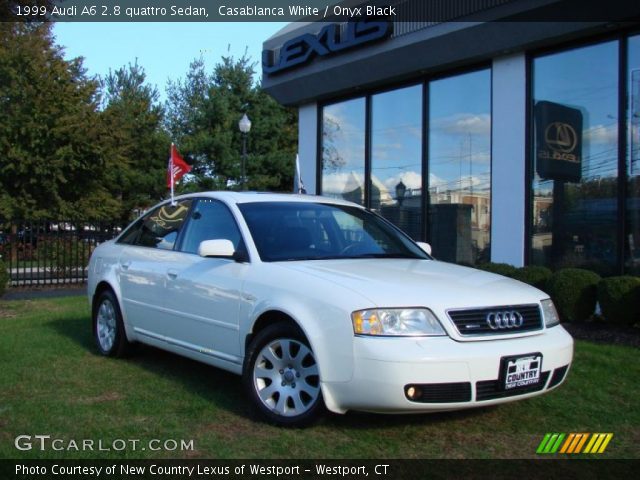 1999 Audi A6 2.8 quattro Sedan in Casablanca White