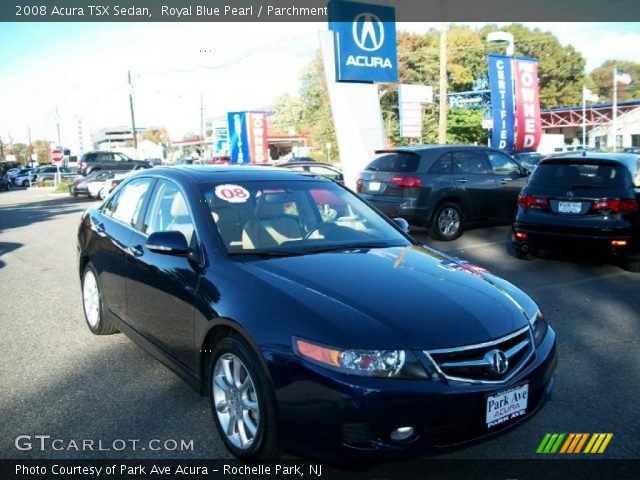 2008 Acura TSX Sedan in Royal Blue Pearl