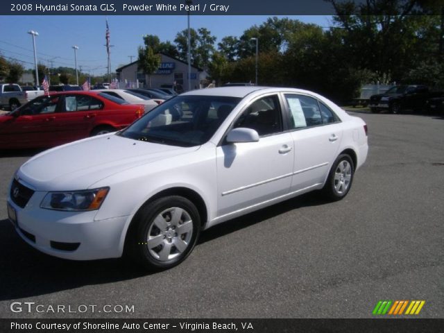 2008 Hyundai Sonata GLS in Powder White Pearl