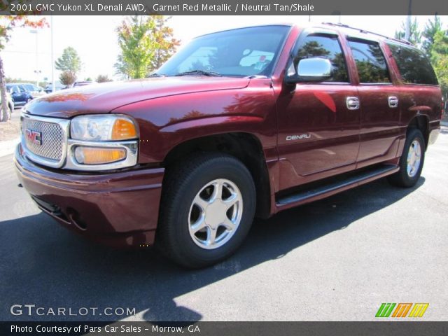 2001 GMC Yukon XL Denali AWD in Garnet Red Metallic