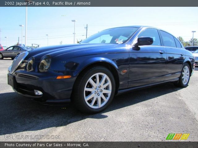 2002 Jaguar S-Type 4.0 in Pacific Blue