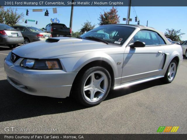 2001 Ford Mustang GT Convertible in Silver Metallic