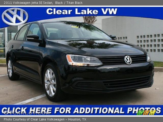 2011 Volkswagen Jetta SE Sedan in Black