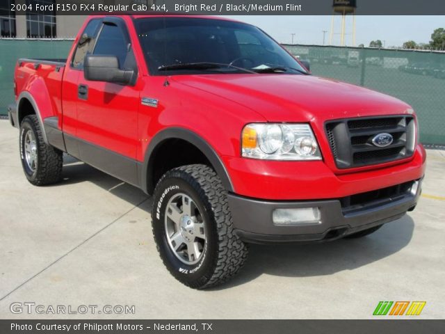 2004 Ford F150 FX4 Regular Cab 4x4 in Bright Red