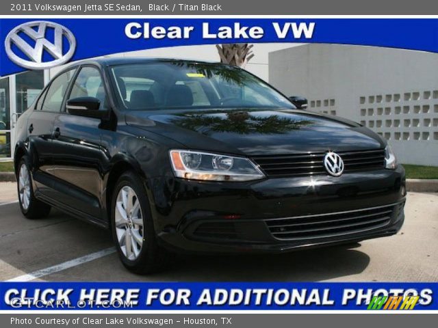2011 Volkswagen Jetta SE Sedan in Black