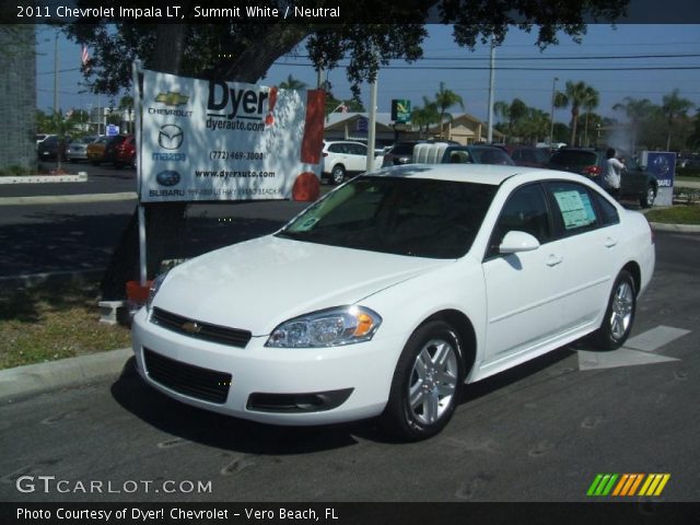 2011 Chevrolet Impala LT in Summit White