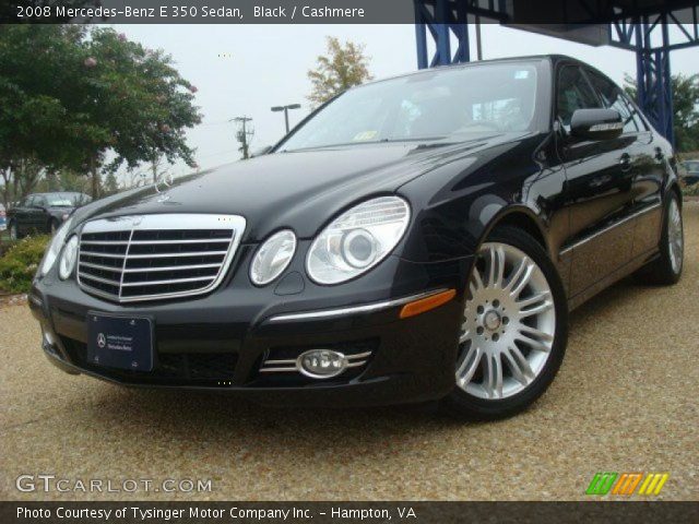 2008 Mercedes-Benz E 350 Sedan in Black