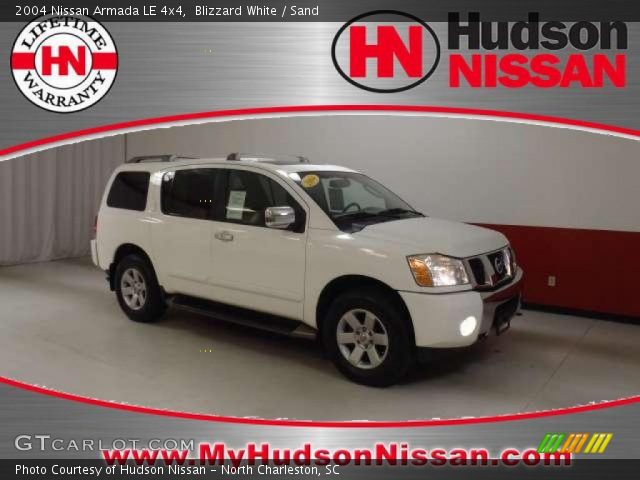 2004 Nissan Armada LE 4x4 in Blizzard White