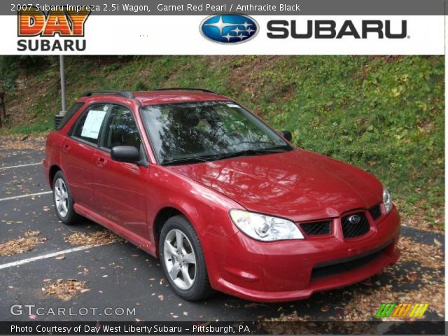 2007 Subaru Impreza 2.5i Wagon in Garnet Red Pearl