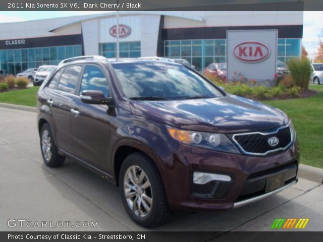 2011 Kia Sorento SX V6 in Dark Cherry