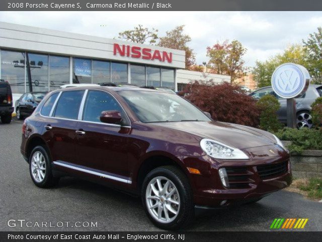 2008 Porsche Cayenne S in Carmona Red Metallic