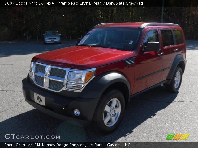 2007 Dodge Nitro SXT 4x4 in Inferno Red Crystal Pearl
