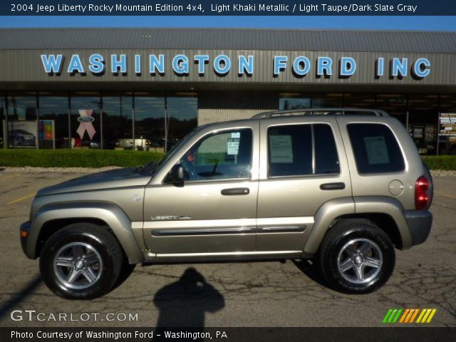 2004 Jeep Liberty Rocky Mountain Edition 4x4 in Light Khaki Metallic