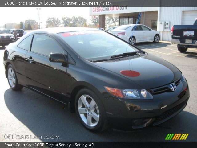 2008 Honda Civic EX Coupe in Nighthawk Black Pearl