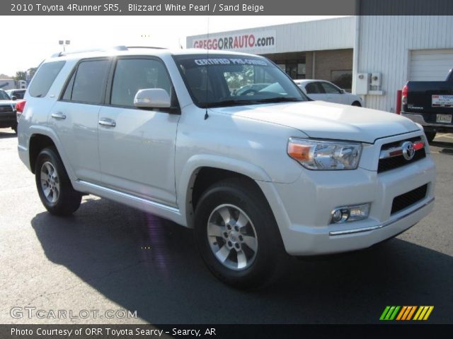 2010 Toyota 4Runner SR5 in Blizzard White Pearl