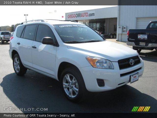 2010 Toyota RAV4 I4 4WD in Super White