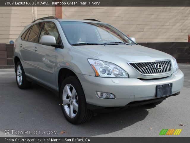 2007 Lexus RX 350 AWD in Bamboo Green Pearl