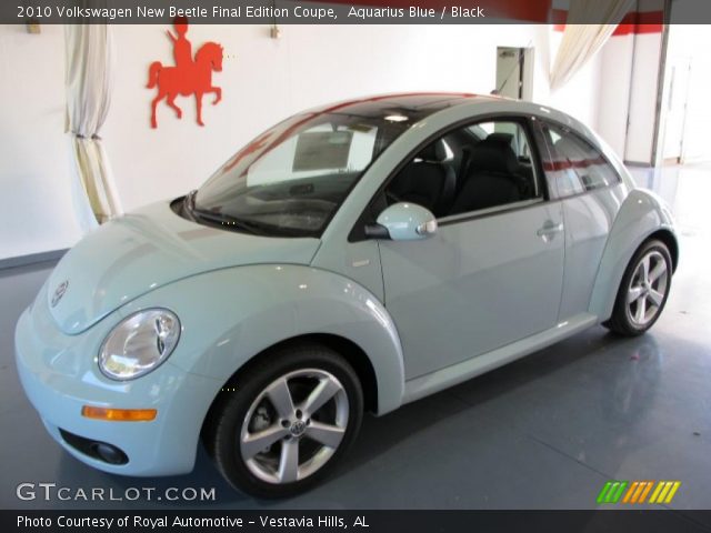 2010 Volkswagen New Beetle Final Edition Coupe in Aquarius Blue