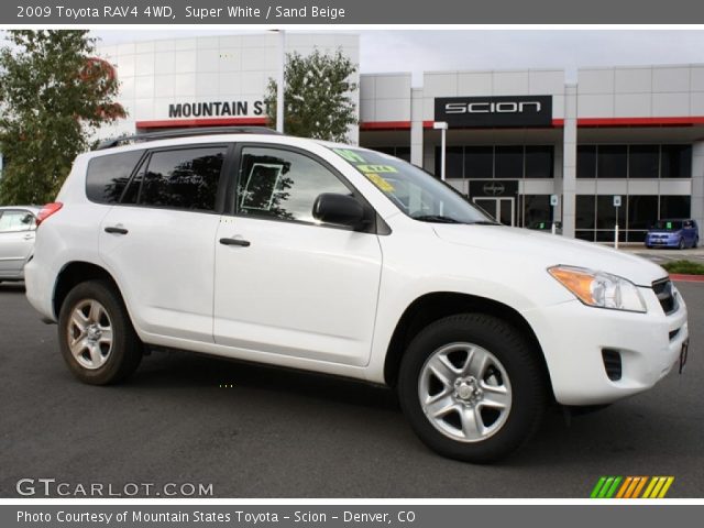 2009 Toyota RAV4 4WD in Super White