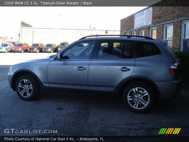 2006 BMW X3 3.0i in Titanium Silver Metallic