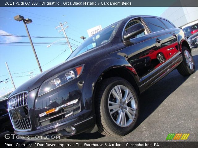 2011 Audi Q7 3.0 TDI quattro in Orca Black Metallic