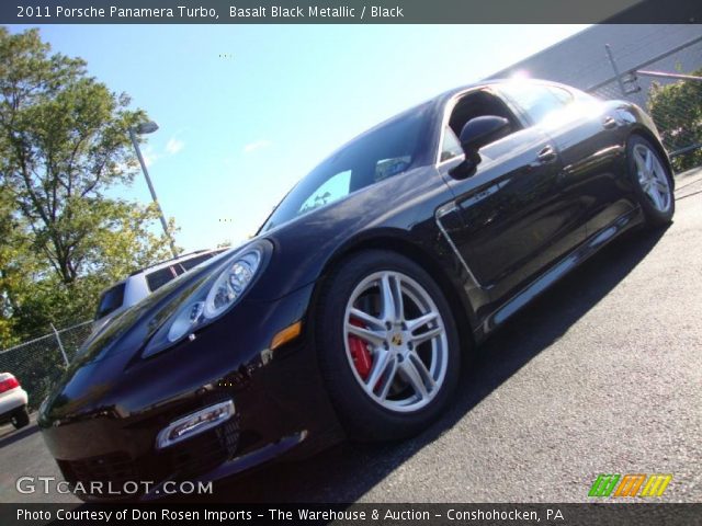 2011 Porsche Panamera Turbo in Basalt Black Metallic
