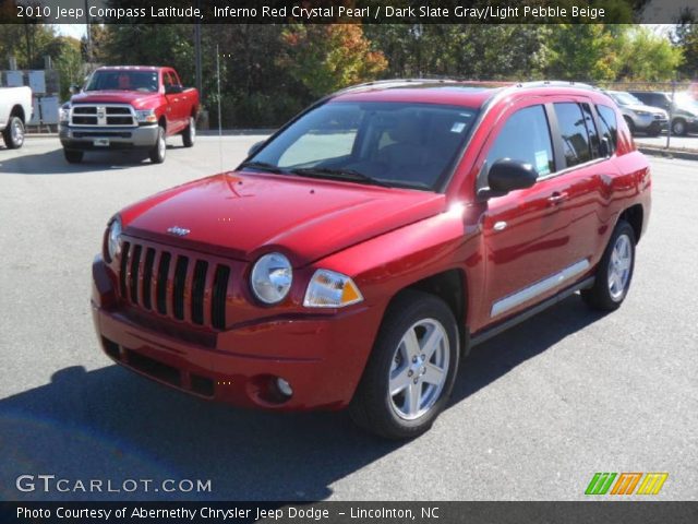 2010 Jeep Compass Latitude in Inferno Red Crystal Pearl