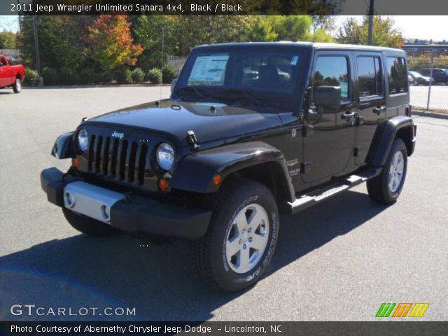 2011 Jeep Wrangler Unlimited Sahara 4x4 in Black