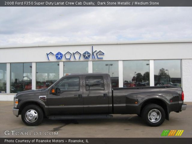 2008 Ford F350 Super Duty Lariat Crew Cab Dually in Dark Stone Metallic