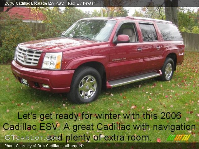 2006 Cadillac Escalade ESV AWD in Red E